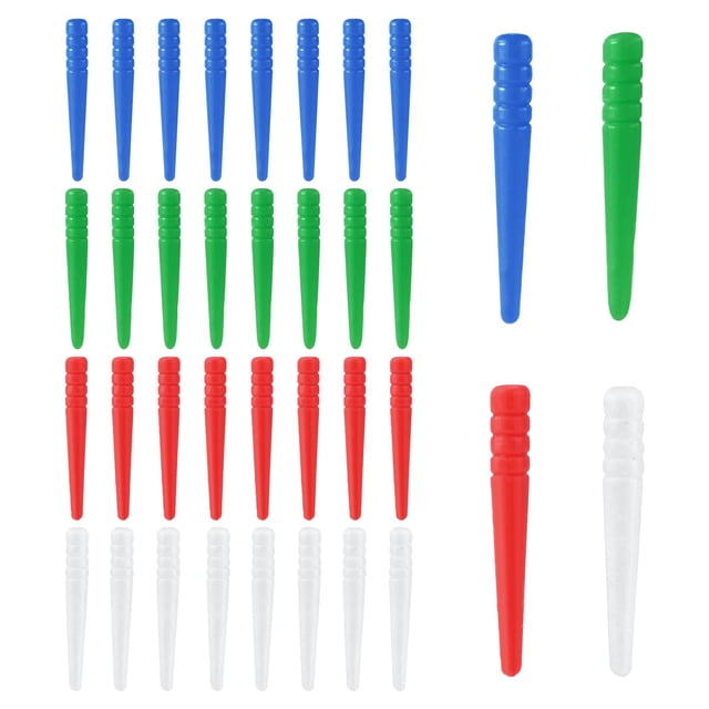 Cribbage Pegs Gosknor 36 piezas para juego de mesa Cribbage (azul, blanco, verde, rojo)