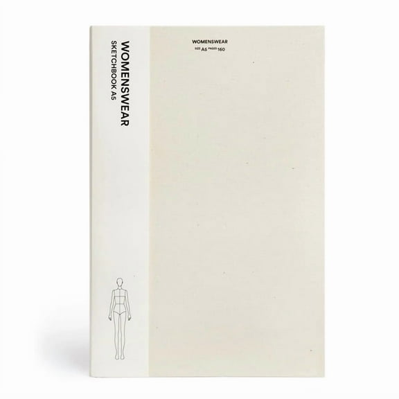 Fashionary Womenswear Sketchbook A5 (Hardcover)