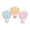 B-A, variant on Silicone Travel Bottle Set with Brush Head, 3-Pack Leak Proof Portable Containers for Shampoo and Cosmetics, Approved Toiletry Kit for Gym and Vacation, Cute Travel Gift