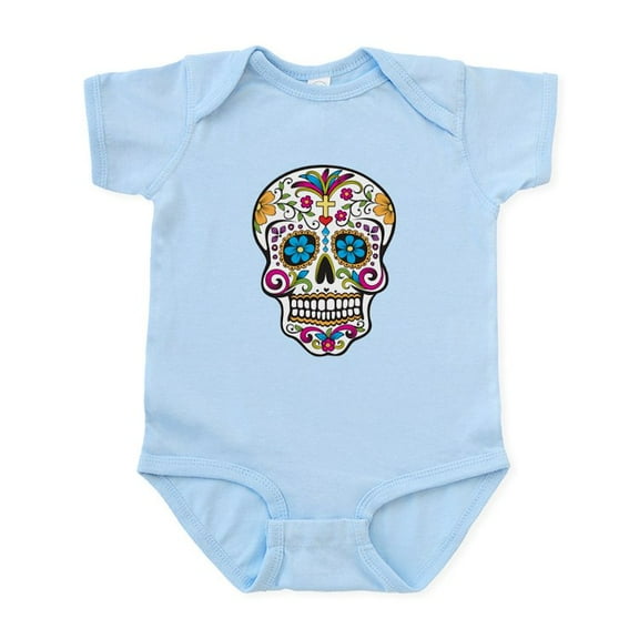 CafePress - Sugar Skull Infant Bodysuit - Baby Light Bodysuit, Size Newborn - 24 Months