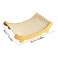thumbnail image 3 of Fiudx Cama Mecedora de Sisal, Rascador Elevado, Diseño Antideslizante, Material de Sisal Duradero, Multifuncional para Descansar y Jugar, Ideal para Gatos, Acogedora y Segura, Fácil de Usar, Cómoda p, 3 of 7