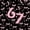 Black Pink 03, variant on spefrowx Cute Number 67 Twin Comforter Sets for Girls, Pink Polka Dot Bow Heart Bedding Set, Pink Reversible, 2pcs, 1 Comforter and 1 Pillowcase