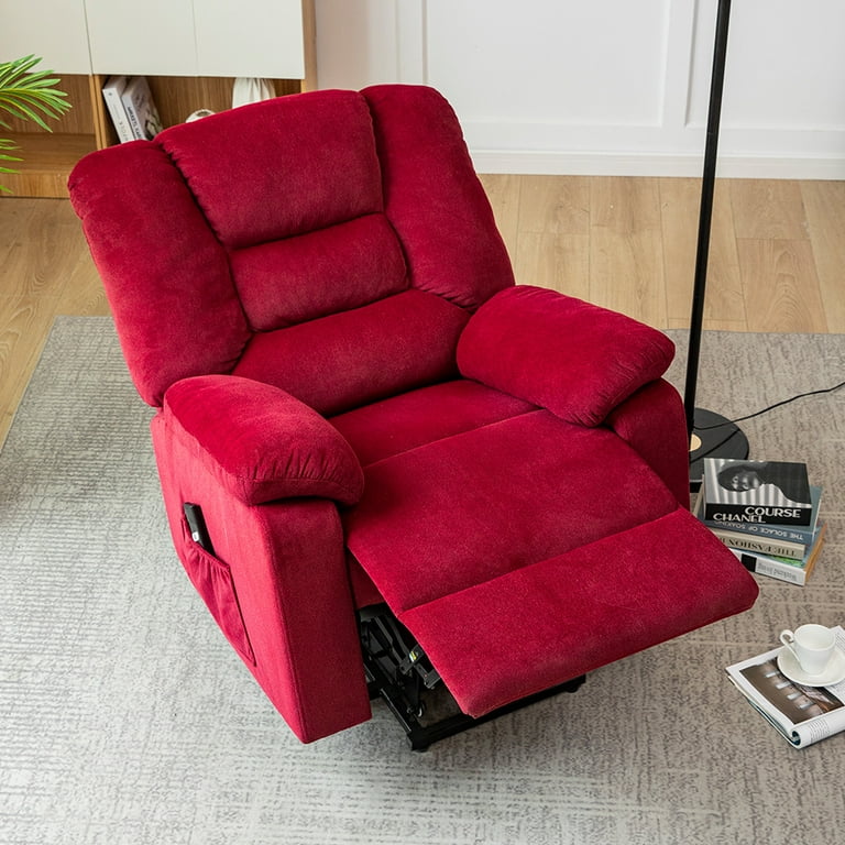 Power Lift Recliner Chair for Living Room Fabric Upholstery
