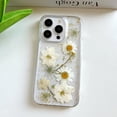 thumbnail image 3 of Funda de teléfono LSEEKA para iPhone 15 Pro transparente con flores reales, 3 of 7