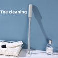 thumbnail image 6 of LHNFT Long Handled Silicone Toe Gap Cleaning Brush, Soft Rubber Exfoliating Foot Scrubber for Shower, Crevice Cleaner for Seniors, Elderly, Men and Women, 6 of 6