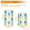 thumbnail image 3 of Pineapple Pattern Flameless LED Candle Set with Remote, Battery Operated Color Changing Pillar Candles, Set of 2, 3 of 7
