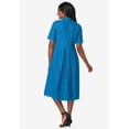 thumbnail image 2 of Jessica London Women's Plus Size Eyelet Shirt Dress, 2 of 4
