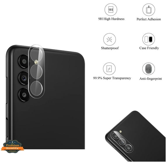 Xpression Camera Lens Protector for Samsung Galaxy S23 Tempered Glass Camera Lens Cover Back Screen Protector [Case Friendly] [Scratch-Resistant] [ Clear ]
