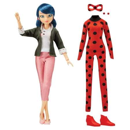 Miraculous Ladybug Superhero Secret Marinette w/Ladybug Outfit