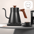 thumbnail image 2 of 900ml Gooseneck Electric Kettle Smart Temperature Control Pot 1200W Rapid Heating Kettle 304 Stainless Steel Liner (US), 2 of 7