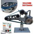 thumbnail image 2 of Belt Sander 1x30" Vertical/ Horizontal Belt Polishing Grinder + Motor 550W Kit, 2 of 9