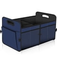 thumbnail image 1 of Organizador de maletero de coche Femuar, 72 L, impermeable, 11 bolsillos, azul, 1 of 7