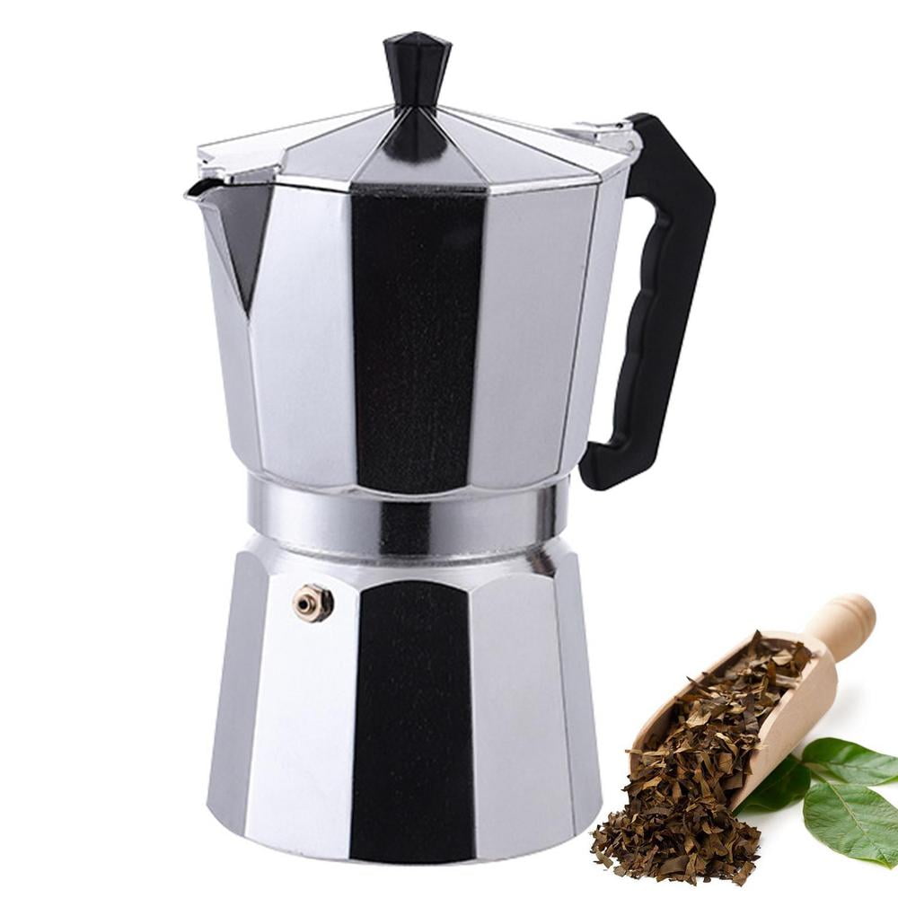 ATB Stove Top Espresso Cuban Coffee Maker pot Cappuccino Latte 3 Cup  Cafetera Cubana