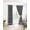 Black, variant on Farmhouse Pink White Striped Blackout Curtains 96 Inches Long for Bedroom, Modern Stripes Thermal Insulated Room Darkening Black Out Window Curtain Panels Grommet Drapes for Living Room