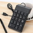 thumbnail image 2 of Teclado Numérico USB 18 Teclas Sunnimix Mini teclado numérico Negro, 2 of 8