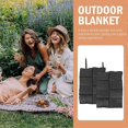 thumbnail image 5 of Outdoor Seat Cushion 2Pcs Dining Chair Cushion Pad for Parks Beaches Camping Made of Oxford Cloth and Foam with Foldable Feature, 5 of 5