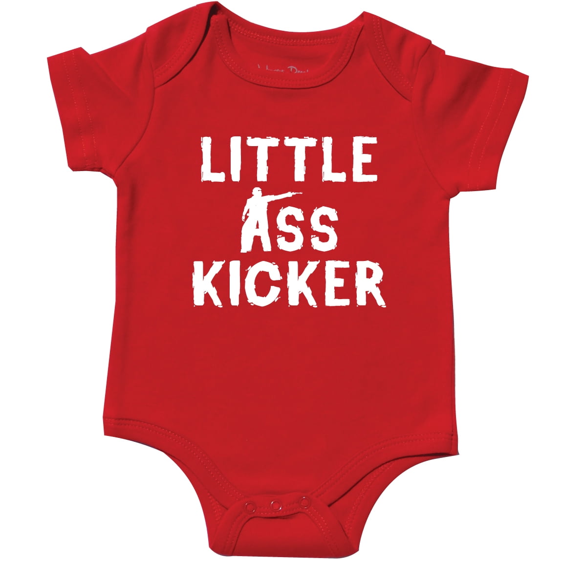 LITTLE ASS KICKER WALKING DEAD BABY VEST/ GROW WHITE AVAILABLE IN MOST SIZE