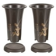 thumbnail image 3 of 2 Sets Tall Slim Tree Plant Pots Orchid Flower Containers Planter, 3 of 8