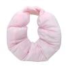 Btomtd Removable Crystal Fleece Shape Neck Support Pillow for Bedroom Living Room Reading Rest Pillow, Pink