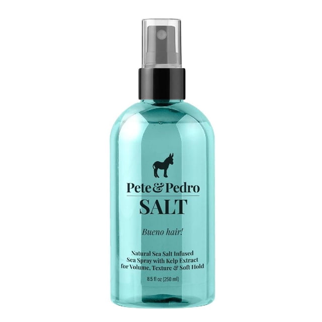 Spray de sal marina natural para hombres y mujeres que añade volumen, textura, grosor y fijación ligera al instante.