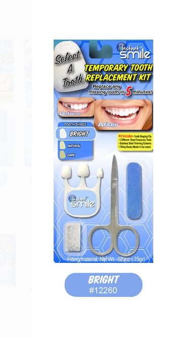 Select A Tooth Temporary Tooth Replacement Kit- Bright Shade