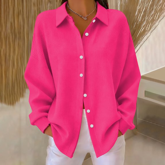 BILIKEYU Women's Long Sleeve Soft Solid Color Shirt, Sweaters for Women, Women Fall Clothes, Winter Clothing for Women