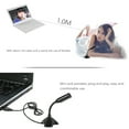 thumbnail image 3 of Microphone de Bureau USB 360° Réglable Supporte Chat Vocal Enregistrement Micro pour PC Mac avec port USB, 3 of 6