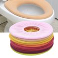 thumbnail image 4 of 10pcs Colorful O-shaped Toilet Seat Durable Universal Toilet Seat Cover Pads for Bathroom (Assorted Color), 4 of 5