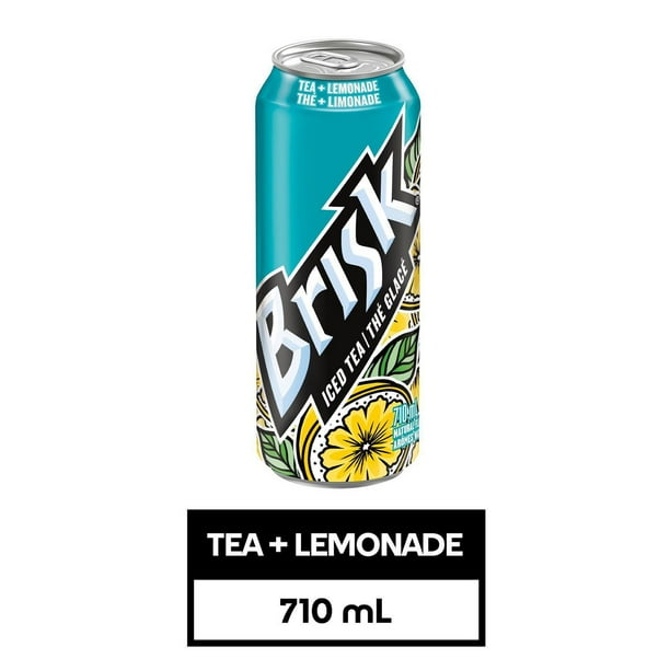 Brisk Half & Half Iced Tea +Lemonade, 710mL Can, 710mL Walmart.ca