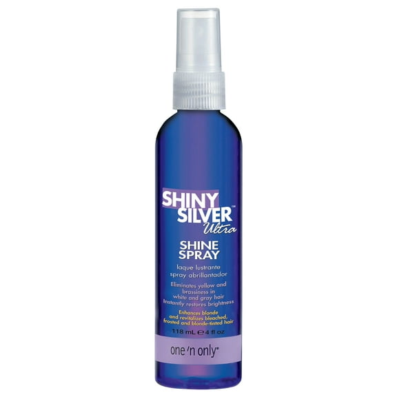 One N Only Shiny Silver Ultra Shine Spray, 4 Oz