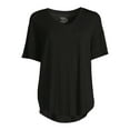 thumbnail image 5 of Time and Tru Women's V-Neck Tunic T- Shirt, 5 of 5