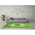 thumbnail image 3 of Ahgly Company Indoor Rectangle Abstract Green Modern Area Rugs, 3' x 5', 3 of 4