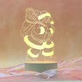 thumbnail image 1 of Christmas 3d Night Light Creative Santa Claus Christmas Tree Usb Table Lamp For Home Bedroom Decoration, 1 of 8