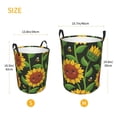 thumbnail image 3 of ZICANCN Laundry Basket Organizer, Cute Sunflowers Floral Bee Collapsible Hamper for Bathroom Bedroom Laundry Room, Medium Size, 3 of 7