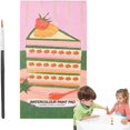 thumbnail image 1 of Pocket Watercolor Painting Book Water Color Paint Sets Portable Pocket Painting Book With Brush For Artist Travel Pocket Watercolor Kit Mini Watercolor Paint Bookmark Paint, 1 of 5