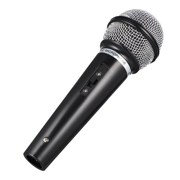 Homoyoyo Black Simulation Microphone Model Prop for Stage Performance and Party Decor