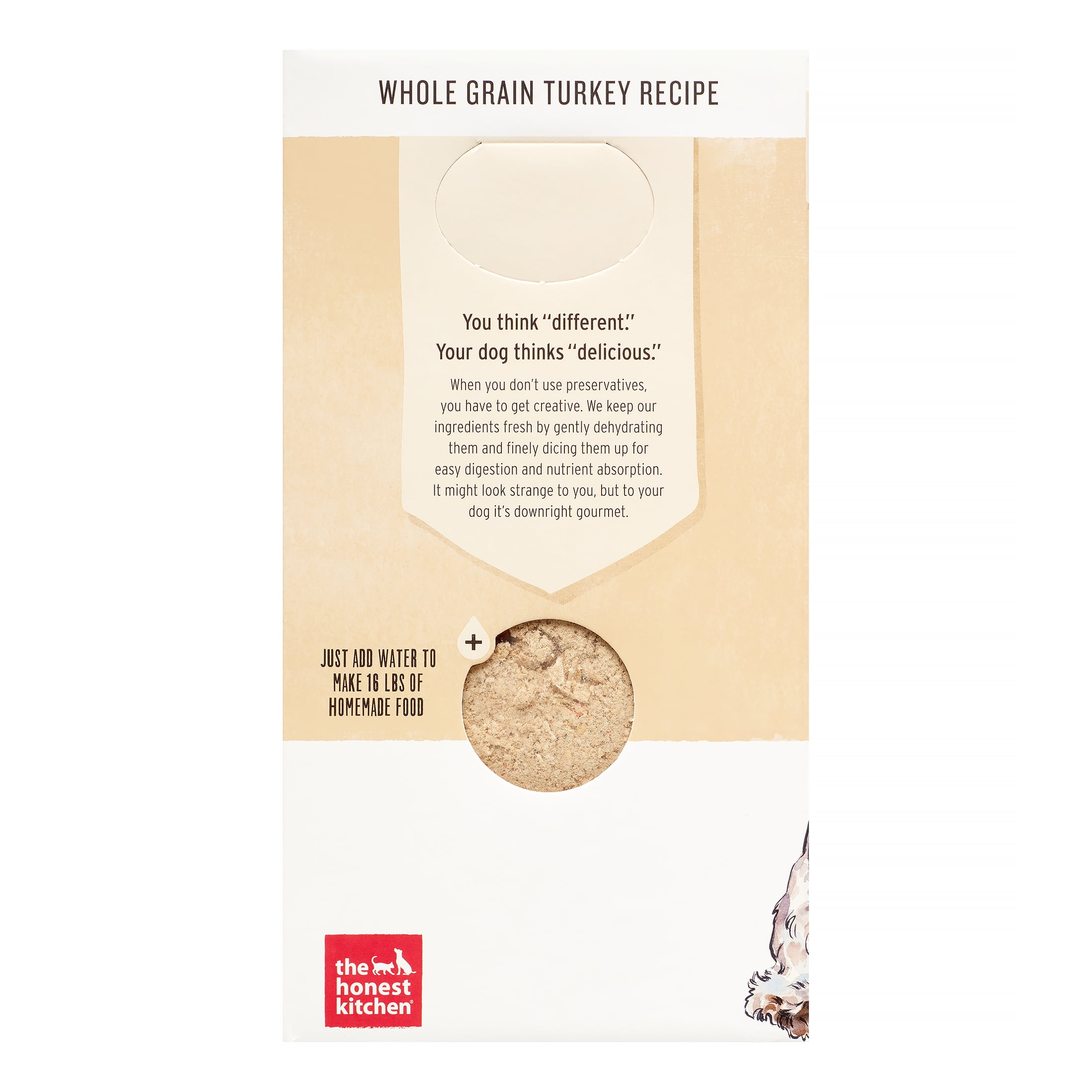 The Honest Kitchen Whole Grain Turkey Dehydrated Dog Food - 4lb