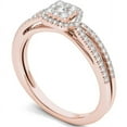 thumbnail image 2 of 3/8 Carat T.W. Diamond Split Shank Halo 10kt Rose Gold Engagement Ring, 2 of 5