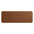 thumbnail image 3 of Pemberly Row Weave Wall-Mount Vegan Leather Queen Headboard in Natural Brown, 3 of 7
