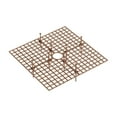 thumbnail image 5 of Plant Pots Grid Protector Cover, Plant Pot Grid, Cat Digging Stopper, Plant Flower Protector, Plant Pot Cover for Outdoor Gardening Indoor Coffee Sqaure 30cm, 5 of 9