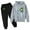 A-Grey, variant on Kids St Patricks Day Sweatsuits Hoodies Outfits for Girls Hooded Sweatshirts Long Sleeve Pullover Shamrock Clover LOVE Print Shirts and Casual Joggers