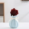 thumbnail image 4 of 1 Branch Artificial Hydrangea Faux Silk Cloth Simulation Flower DIY Wedding Bridal Hand Bouquet Home Decor, 4 of 4