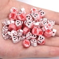 thumbnail image 4 of 20/50/100 cuentas espaciadoras de arcilla polimérica con forma de calavera para Halloween, para hacer joyas, decoración, pulseras, collares, accesorios de bricolaje, 4 of 5