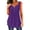 Purple, variant on Womens Tank Tops, Duoif Sleeveless Casual Shirt, Stylish Button down Blouse Going Out Tops for Women Green L
