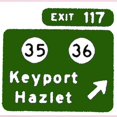 thumbnail image 2 of CafePress - Keyport, Hazlet, NJ Parkway E Infant Bodysuit - Baby Light Bodysuit, Size Newborn - 24 Months, 2 of 4