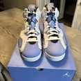thumbnail image 4 of Ni - ke Ni - ke Air Jordan 6 UNC University Blue White BRAND NEW CT8529 410 Mens Size 11.5, 4 of 5
