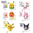 thumbnail image 2 of Bloques de construcción de Pokémon para niños, juguetes de Anime Sanrio, bloques de rompecabezas de partículas pequeñas para Lego Pikachu, modelo de rompecabezas 3D de Hello Kitty, 2 of 4