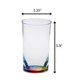 thumbnail image 5 of Kitchen Utensil Set Oval Halo Acrylic Glasses Drinking Set of 4 Hi Ball (15oz), Plastic Drinking Glasses, BPA Free Cocktail Glasses, Drinkware Set, Plastic Water Tumblers,Kitchen Towel Holder, 5 of 5