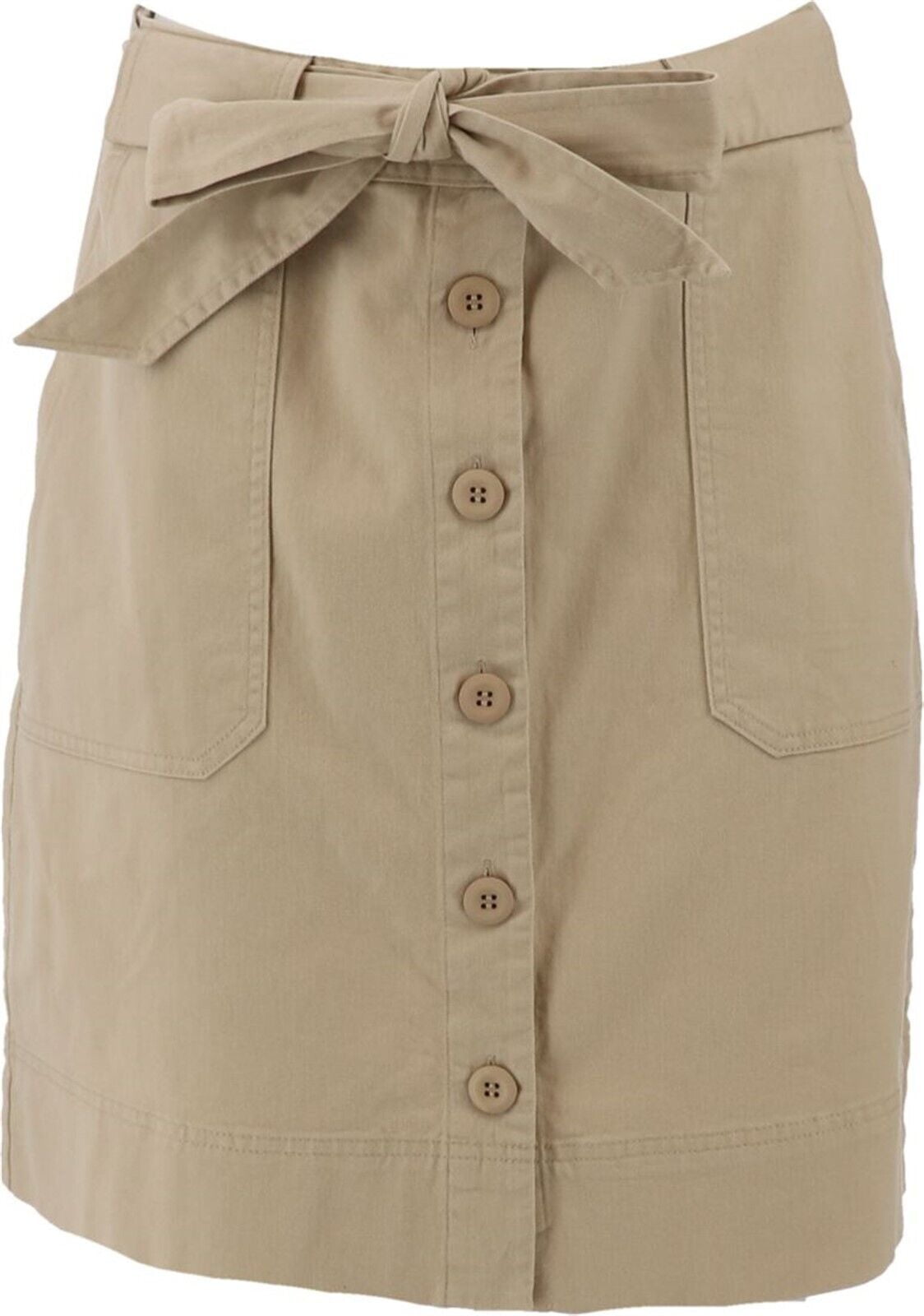 Lands End Chino Aline Skirt True Khaki Size 4P Fiji Ubuy