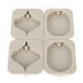 thumbnail image 4 of Silicone , Flexible Resuable Easy To Use Decorative   For Incense Wax Tablet For Kitchen For Home For Candle 5-Pointed Star,Peach Heart, 4 of 8